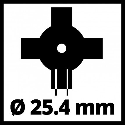 EINHELL - Lame 4 Dents De Rechange Pour Débroussailleuses - large