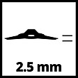 EINHELL - Lames 3 dentes 225mm pour débroussailleuse Einhell 3405082 (compatible avec toutes les débroussailleuses Einhell, diamètre 255 mm) - vignette