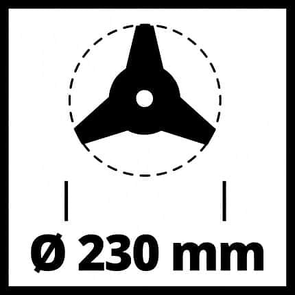 EINHELL - Lame 3 Dents De Rechange Pour Débroussailleuses - large