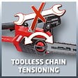 EINHELL - Tronçonneuse Sans Fil 18 V - 25 Cm - Ge-lc 18 Li Sans Batterie Ni Chargeur - vignette