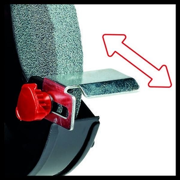 EINHELL - Touret à Meuler Tc-wd 200/150 - Ajustable - Anti-vibration - large