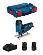 BOSCH - Scie Sauteuse BOSCH GST 12V-70 (2 x 3,0 Ah GAL12V-40 L-Boxx 102) - vignette