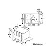 BOSCH - micro-ondes gril encastrable 44l 900w inox - cma583ms0 - vignette