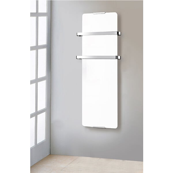 CHEMIN ARTE - Radiateur Seche Serviette Décoratif Design Blanc 1200w - large