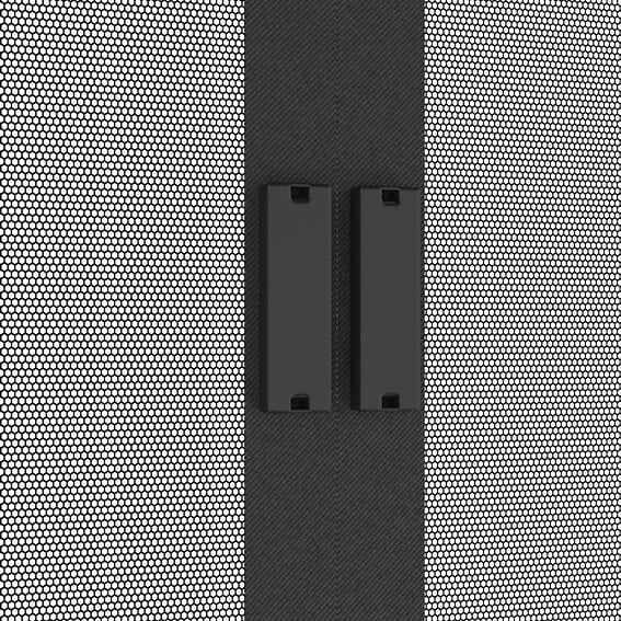 MOUSTIKIT - Moustiquaire rideau aimanté - Noir - L.100xH.220 cm - large