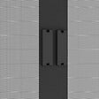 MOUSTIKIT - Moustiquaire rideau aimanté - Noir - L.100xH.220 cm - vignette
