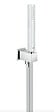GROHE - Eurocube Set mitigeur mécanique + Douchette stick 1 jet avec support + Douche de tête + Corps d'encastrement (24062000-Eurocube) - vignette