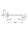 GROHE - Grohtherm Set de douche encastré avec mitigeur thermostatique, douche de tête 250mm + Douchette avec support mural, Chrome - vignette