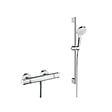 HANSGROHE - Hansgrohe Ecostat Comfort Pack Mitigeur thermostatique douche + Set de douche Crometta Vario avec douchette 2 jets - vignette