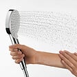 HANSGROHE - Vernis Blend Set de douche mitigeur + Douchette à main 2 jets + Barre 65cm, Chrome (71640000-Vernis) - vignette