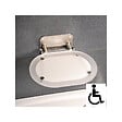 RAVAK - Ravak Ovo Chrome siège de douche rabattable PMR pour cabine de douche (B8F0000029) - vignette