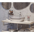 SWISS AQUA TECHNOLOGIES - Swiss Aqua Technologies Infinitio Vasque à poser 45,5 x 32,5 x 13,5 cm, sans trop-plein, Gris mat (SATINF4532LGRM) - vignette