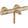HANSGROHE - Comfort Mitigeur Thermostatique bain/douche, Bronze brossé  (13114140) - vignette