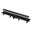 ALCA - Alca Caniveau de douche 750 mm avec grille, noir mat (APZ10BLACK-750M) - vignette