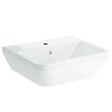 VITRA - VitrA Integra lavabo suspendu 50 × 43 cm avec trou pour robinetterie au milieu, blanc003-0001) - vignette