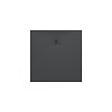LAUFEN - Laufen Pro Receveur de douche en gel coat Marbond extra-plat carré, évacuation sur le côté 80x80, Anthracite mat H2109500780001 - vignette