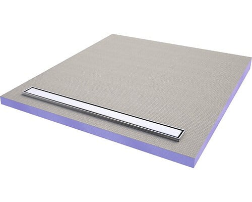 JACKON - JACKOBOARD Receveur à carreler Aqua line easy avec barrette 120x90 cm +  siphon horizontal (4515477 + 4515478) - large