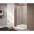 SWISS AQUA TECHNOLOGIES - Swiss Aqua Technologies T-Linea Porte coulissante douche verre trempé Easy Clean 120x200cm Ouverture droite à gauche TLDNEW120L01 - vignette