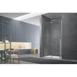 SWISS AQUA TECHNOLOGIES - Swiss Aqua Technologies Walk-in X Motion Porte coulissante de douche sans profilés, verre transparent Easy Clean 120x200cm (SIKOWIXM120) - vignette