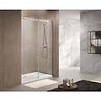 SWISS AQUA TECHNOLOGIES - Swiss Aqua Technologies T-Linea Porte coulissante douche verre trempé Easy Clean 120x200cm Ouverture gauche à droite TLDNEW120P01 - vignette