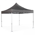 OVIALA - Tente pliante M2 en aluminium 3x3m 480g/m² 50mm gris - vignette