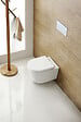 GEBERIT - Pack Bâti-support 112cm + Cuvette Swiss Aqua Technologies sans bride + Plaque blanche + Set habillage (SATrimlessGeb3-sabo) - vignette