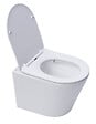 GEBERIT - Pack WC Bâti-support + WC Swiss Aqua Technologies Infinitio sans bride + Plaque blanche + Set habillage (InfinitioGeb3-sabo) - vignette