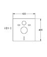 GROHE - Grohe Pack WC Bâti-support Rapid SL + Plaque de Commande Skate Air Blanc Alpin + Fixations + Set d'isolation (38528001-3) - vignette