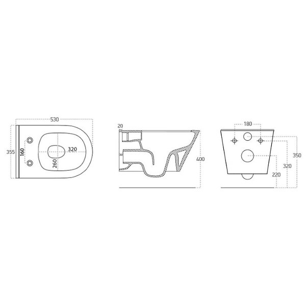 VILLEROY ET BOCH - Pack WC Bâti-support Viconnect Pro + WC sans bride Avva + Abattant softclose + Plaque chrome + Set habillage - large