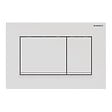 GEBERIT - Sigma30 Plaque de déclenchement double touche, Blanc mat (115.883.01.1) - vignette