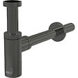ALCA - Alca Siphon pour lavabo DN32, Gun métal (A400-GM-P) - vignette