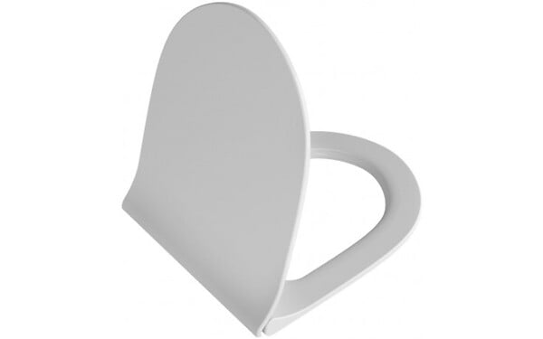 VITRA - SENTO Cuvette compacte 49,5 cm avec fixations invisibles + abattant ultra-fin softclose (SentoCompact) - large