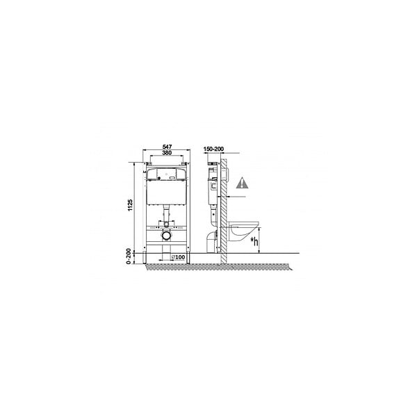 ROCA - Bâti-support ROCA ACTIVE pour cuvette suspendue (A89011001B) - large