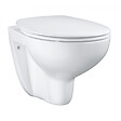 GROHE - Grohe Bau Ceramic WC suspendu sans bride, blanc alpin (39351000/BP) - vignette