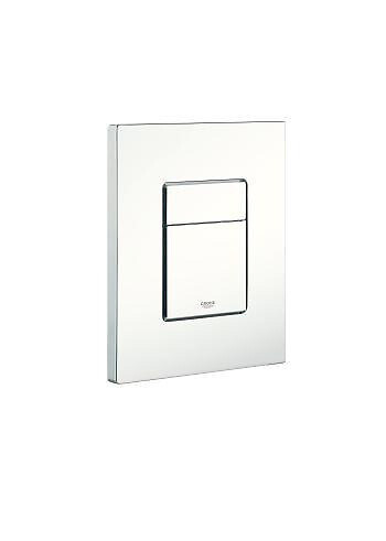 GROHE - Pack WC Bâti autoportant Rapid SL avec Plaque Skate Cosmopolitan blanche et Set d'isolation phonique (39145000-4) - large
