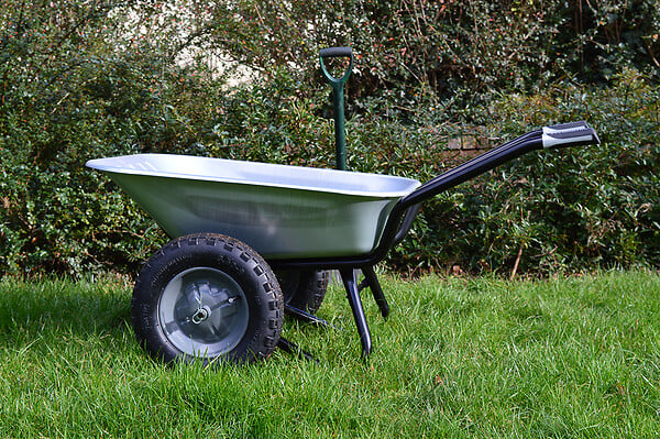 HAEMMERLIN - Brouette tous travaux Aktiv Excellium Twin - 2 roues gonflées - 100L - large