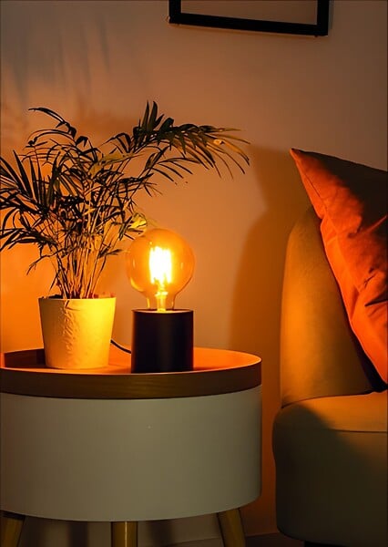 XANLITE - Ampoule LED déco verre ambré - E27 - 15W 1800K - large