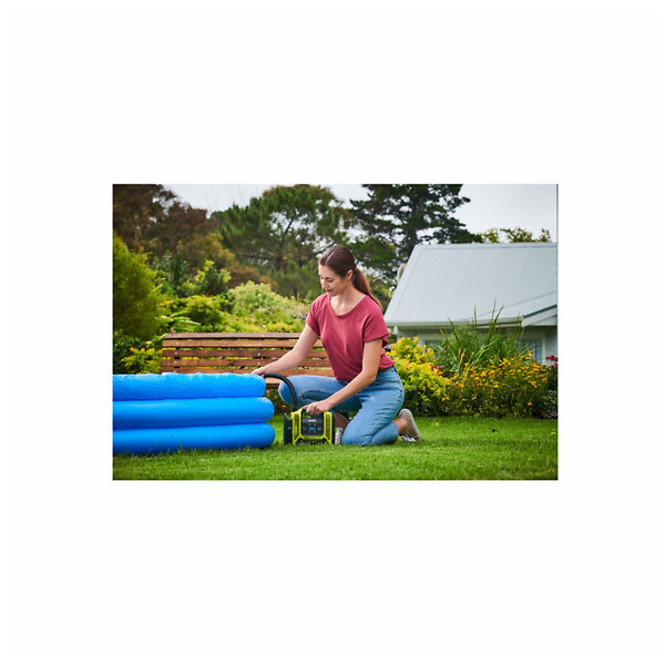 RYOBI - Pack RYOBI gonfleur compresseur 18V R18MI-0 - 1 batterie 5.0Ah - 1 chargeur rapide RC18120-150 - large