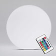 OVIALA - Boule led polyéthylène blanche - vignette