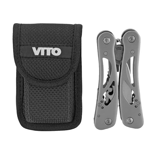 VITO - Pince multifonction 13 en1 INOX avec Pochette de rangement VITO - large
