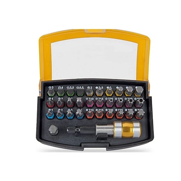 VITO - Perceuse Visseuse 14.4V + 2 Batteries Lithium 2Ah + Coffret 32 Embouts + Gants + Chargeur et Mallette VITO - large