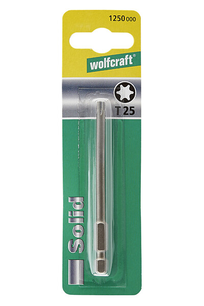 WOLFCRAFT - Embout de vissage long TX25 - 89mm - (1/4") - large