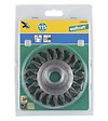 WOLFCRAFT - Brosse métallique circulaire torsadée acier AL22.2 D115mm - vignette