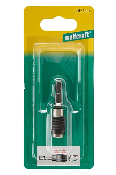 WOLFCRAFT - 1 Porte-Embouts magn.+disp. d.verrouill - large