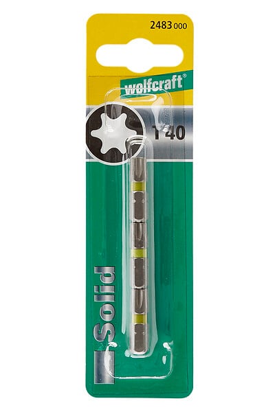 WOLFCRAFT - 3 Embouts Standard Torx n°40 - large