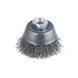 WOLFCRAFT - Brosse métal boisseau ondulée inox M14 - 70mm - 12500 tr/min - vignette