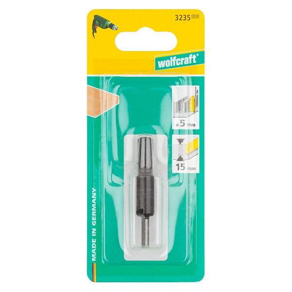 WOLFCRAFT - Fraise à rainurer - 5mm - pour bois - large