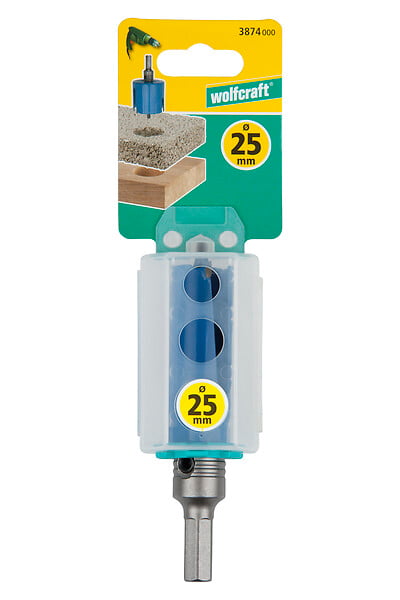 WOLFCRAFT - Trépan multi-matériaux carbure de tungstène - CT P60 D 25mm - large