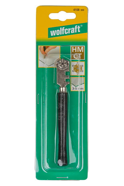 WOLFCRAFT - 1 Coupe-verre standard. manche bois - large
