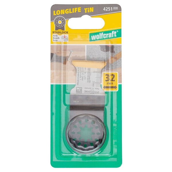 WOLFCRAFT - 1Lame de scie plongeante HM. SL. 32mm - large